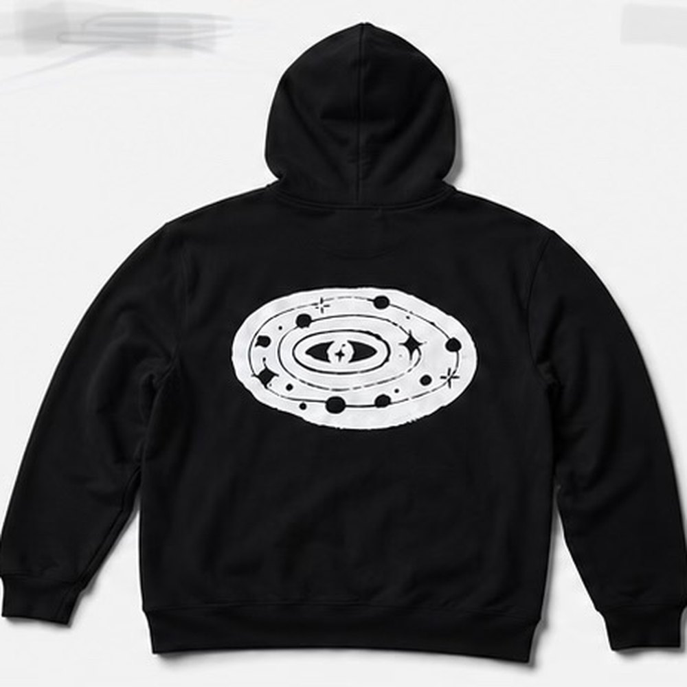 Hoodie Noir & Blanc Orbit