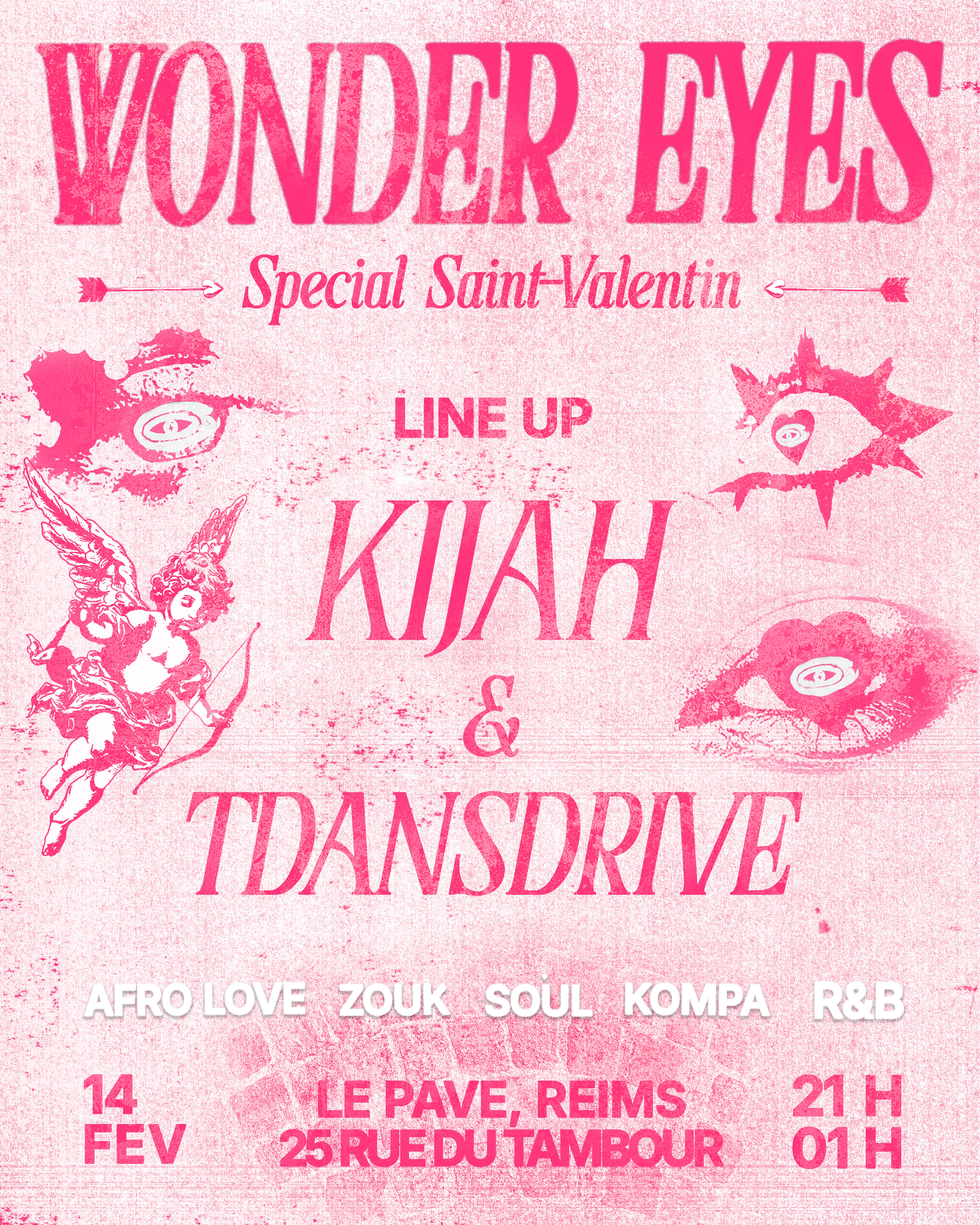 Affiche Wonder Saint-Valentin, samedi 14 février 2026